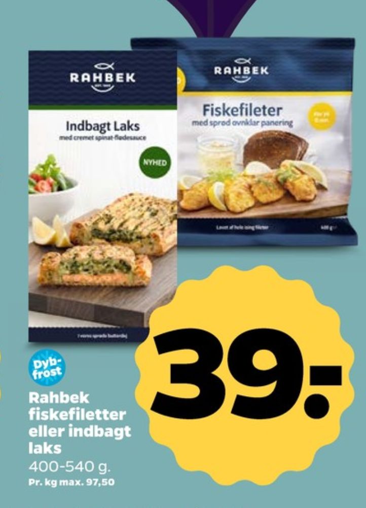 Rahbek, Fiskefileter