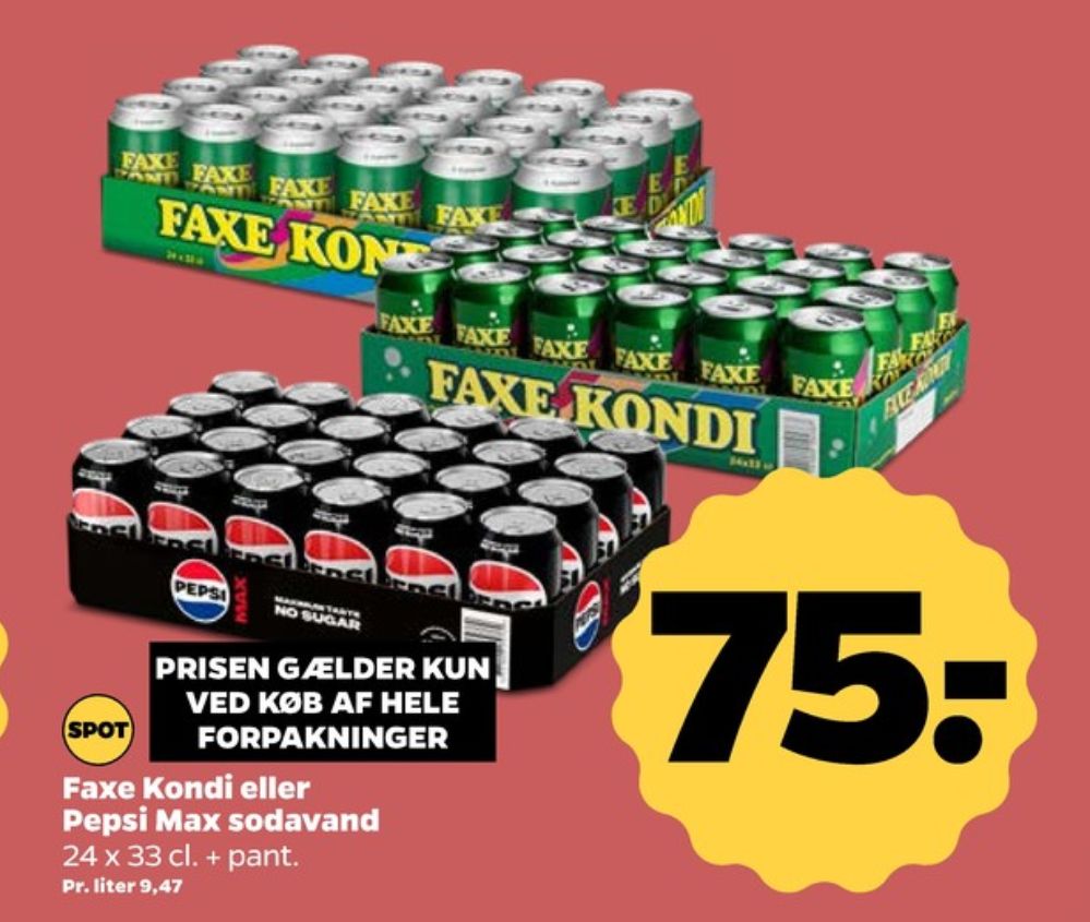 Faxe Kondi, Sportssodavand 24 pk.