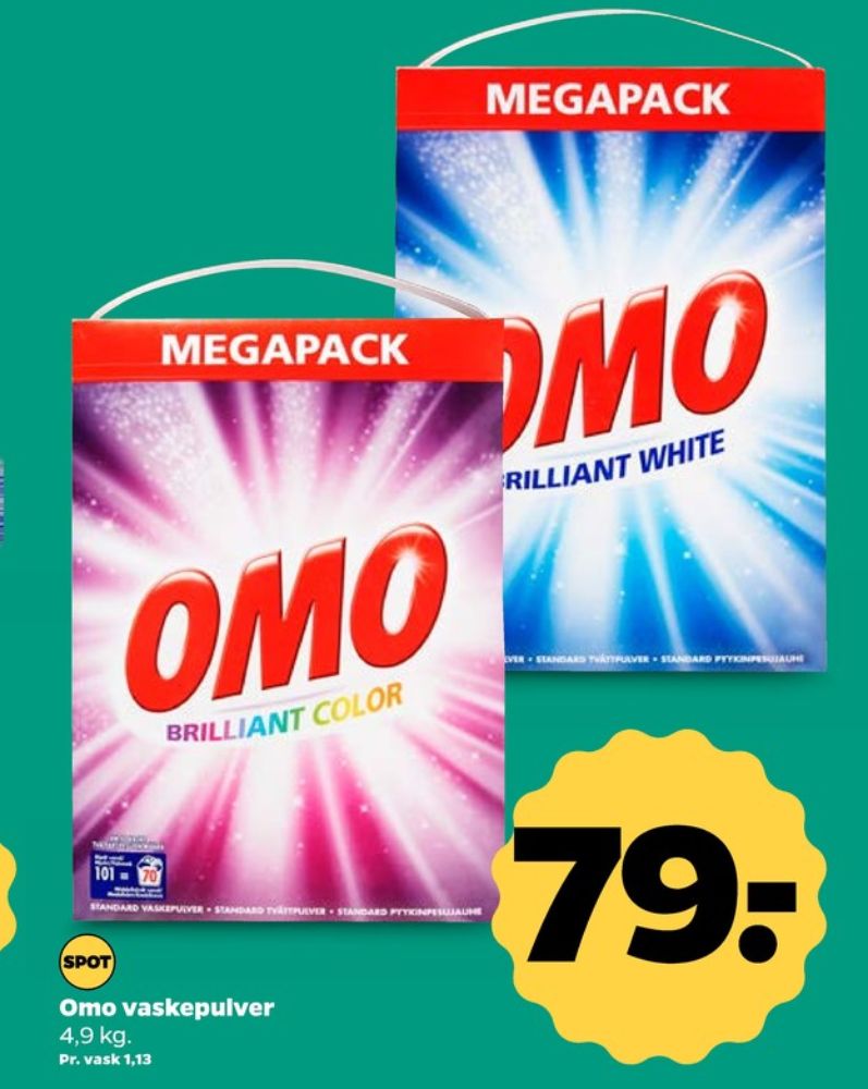 Omo, Vaskepulver