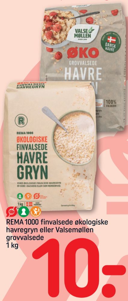 Rema 1000, Finvalsede Havregryn 