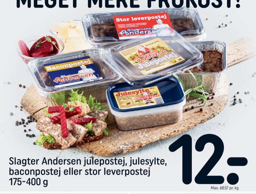 Slagtermester Andersen, Leverpostej