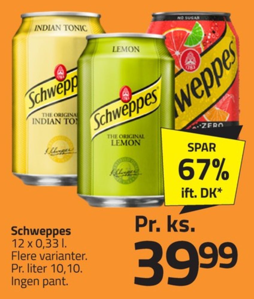 Schweppes, Indian Tonicwater 12 pk