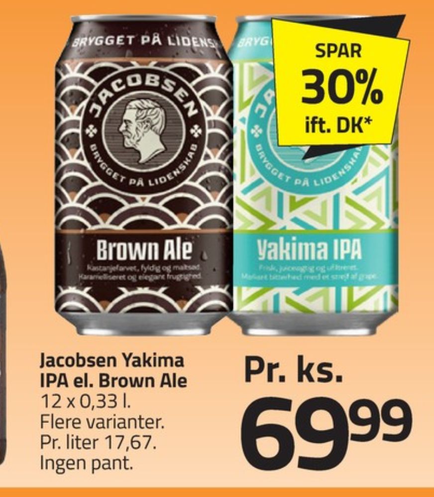 Jacobsen Brown Ale, Specialøl 12 pk.