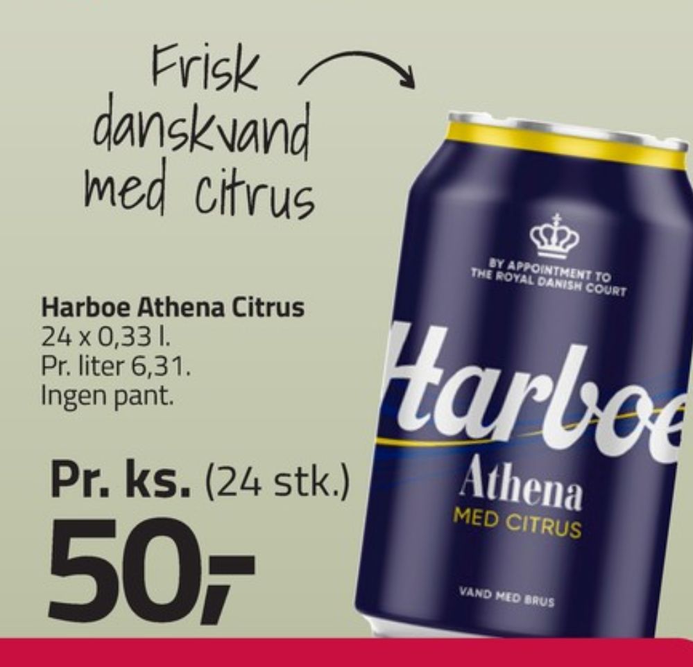 Harboe Athena Citrus, Danskvand med citrus