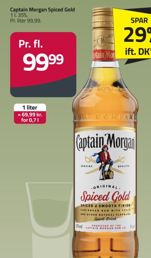 Captain Morgan Spiced Gold, Rom