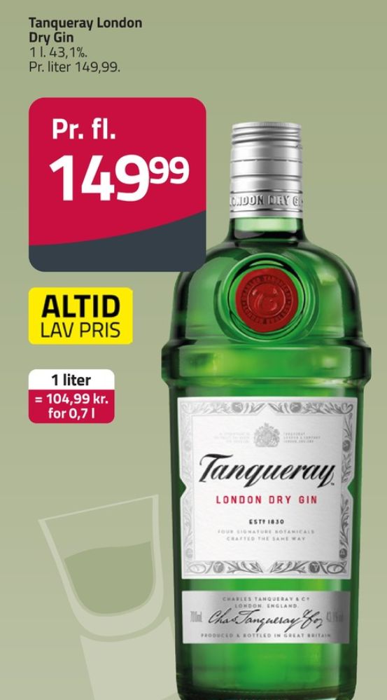 Tanqueray London Dry, Gin