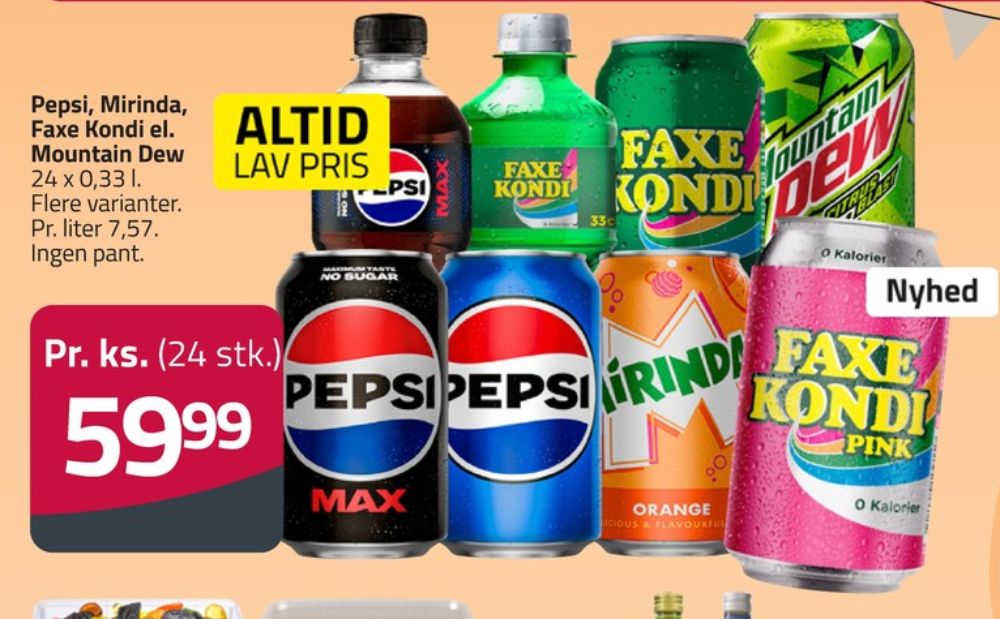 Pepsi Max, Cola 24 pk.