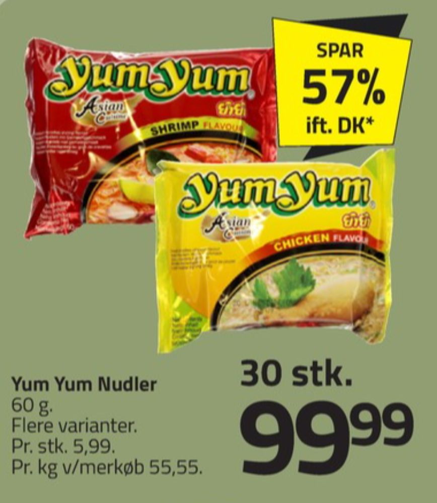 Yum Yum, Nudler Shrimp