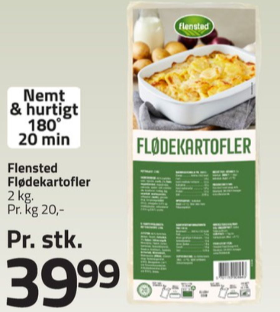 Flensted, Flødekartofler