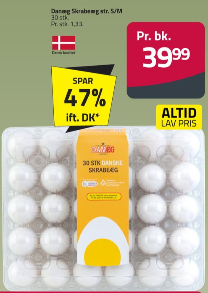 Danæg, Skrabeæg S/M