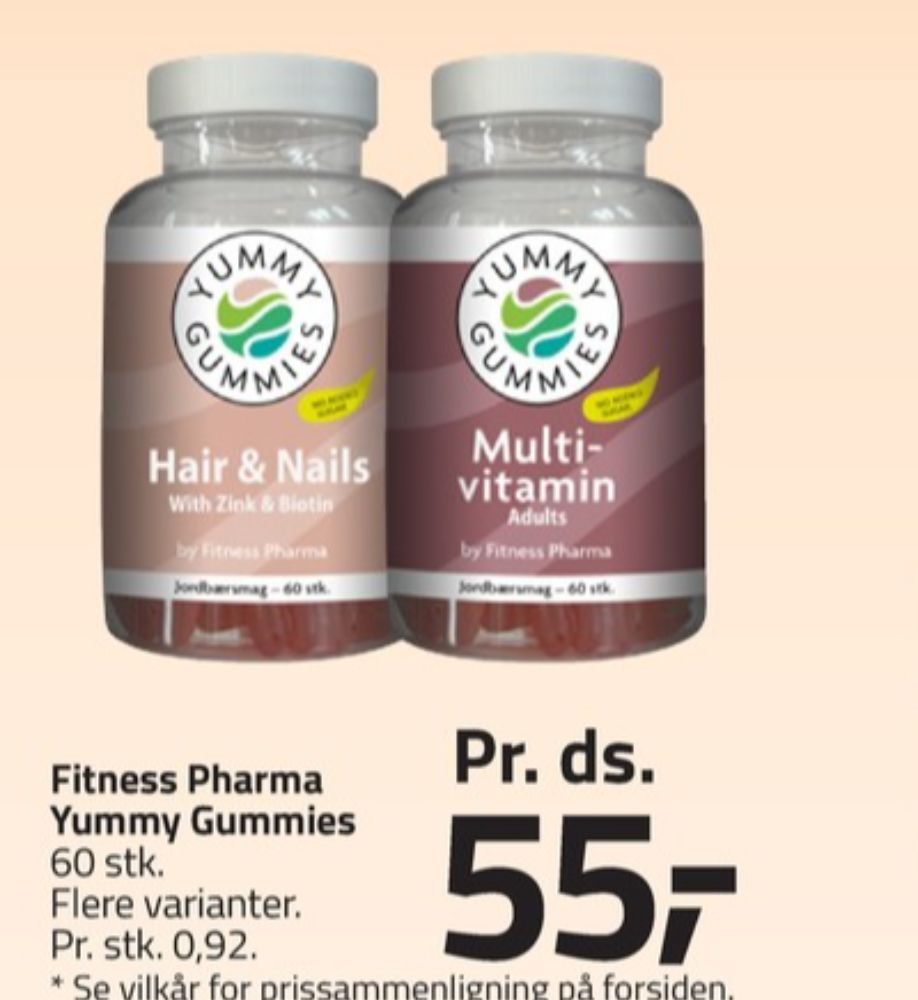 Fitness Pharma, Kosttilskud