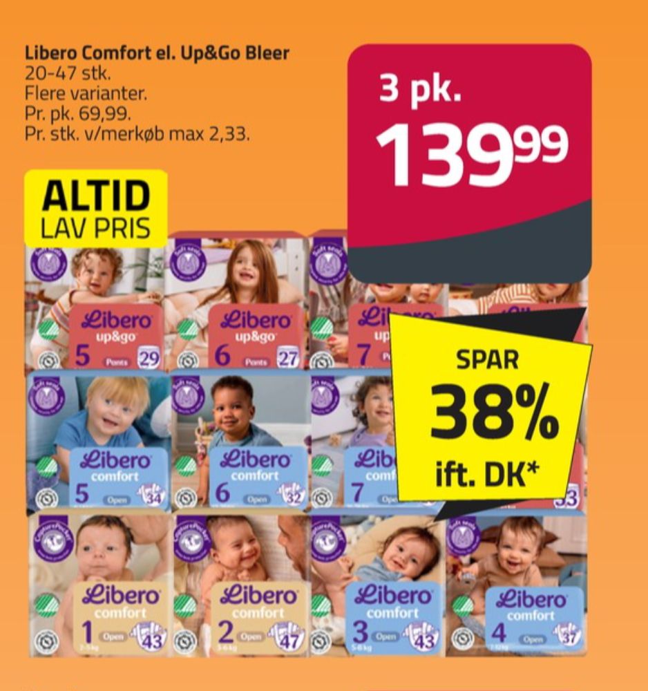 Libero Comfort, Bleer str 6 13-20 kg