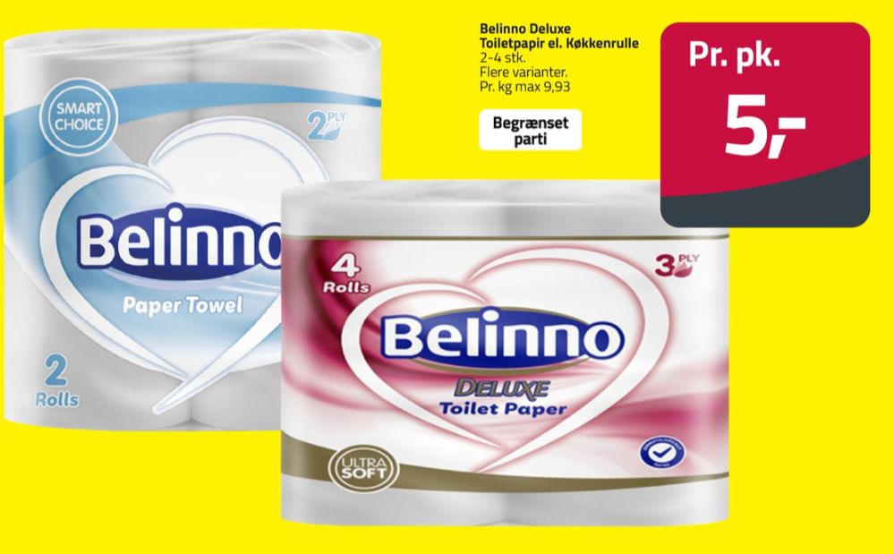Belinno Deluxe, Toiletpapir
