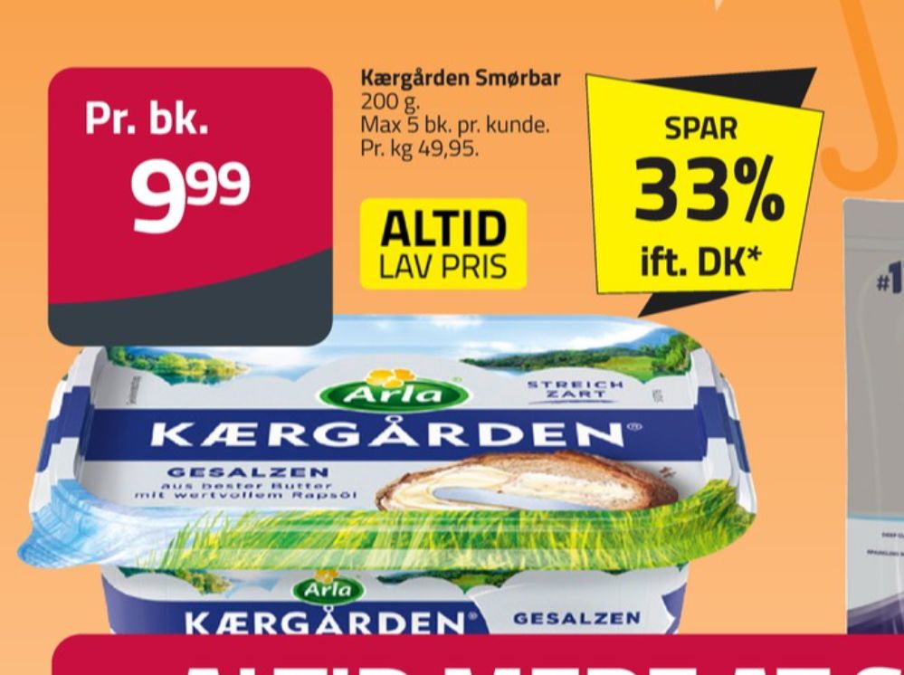 Kærgården, Smørbar