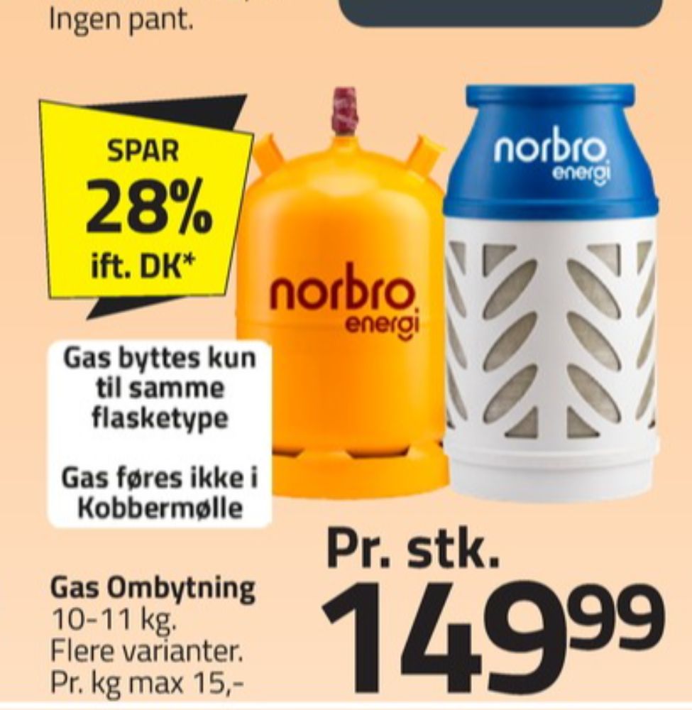 Kosan, Gasflaske