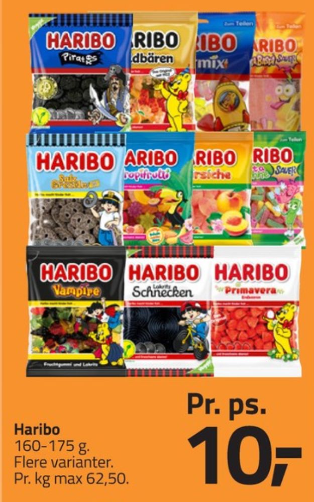 Haribo Starmix, Slikposer
