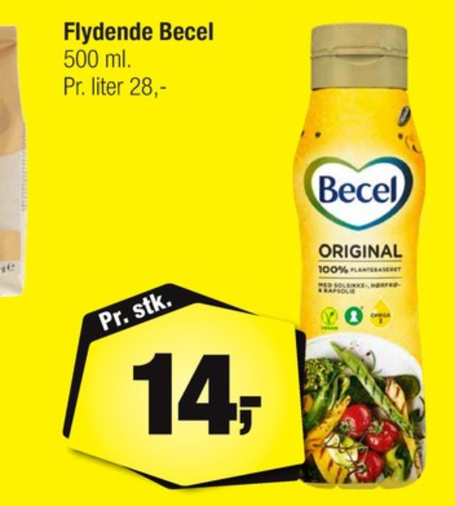 Becel, Margarine - flydende original