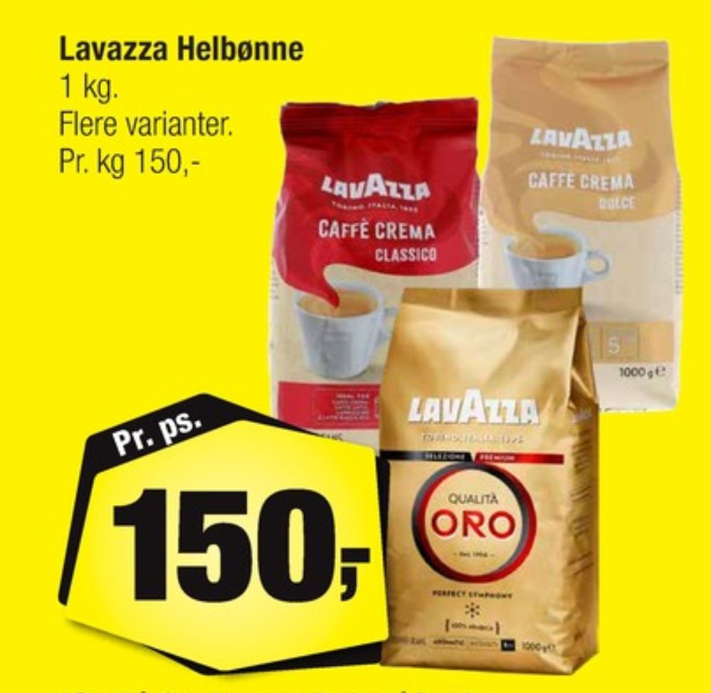 LavAzza Caffe Crema Dolce, Kaffebønner