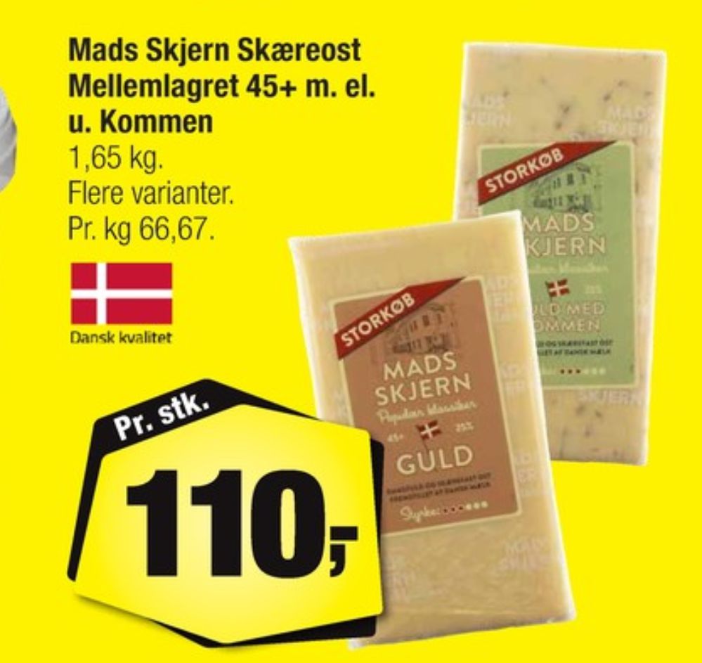 Mads Skjern, Skæreost 45+ Guld Kommen