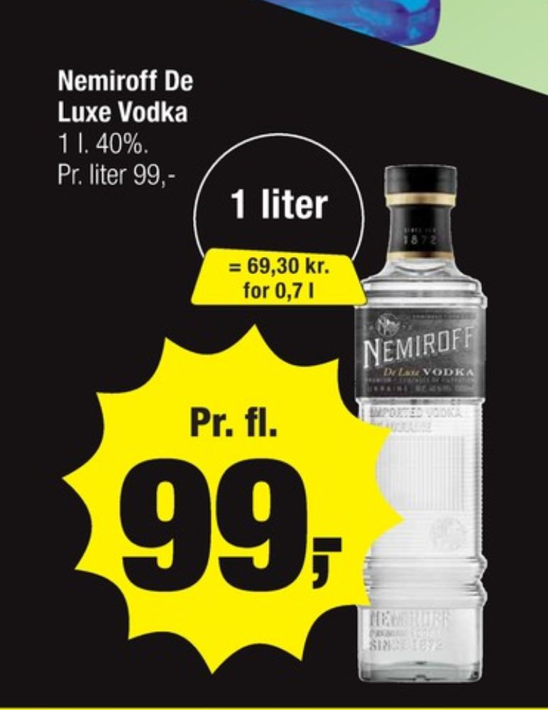Nemiroff De Luxe, Vodka