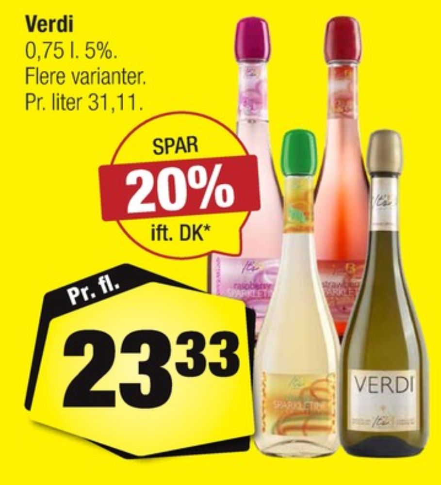 Verdi, Italiensk Mousserende Vin
