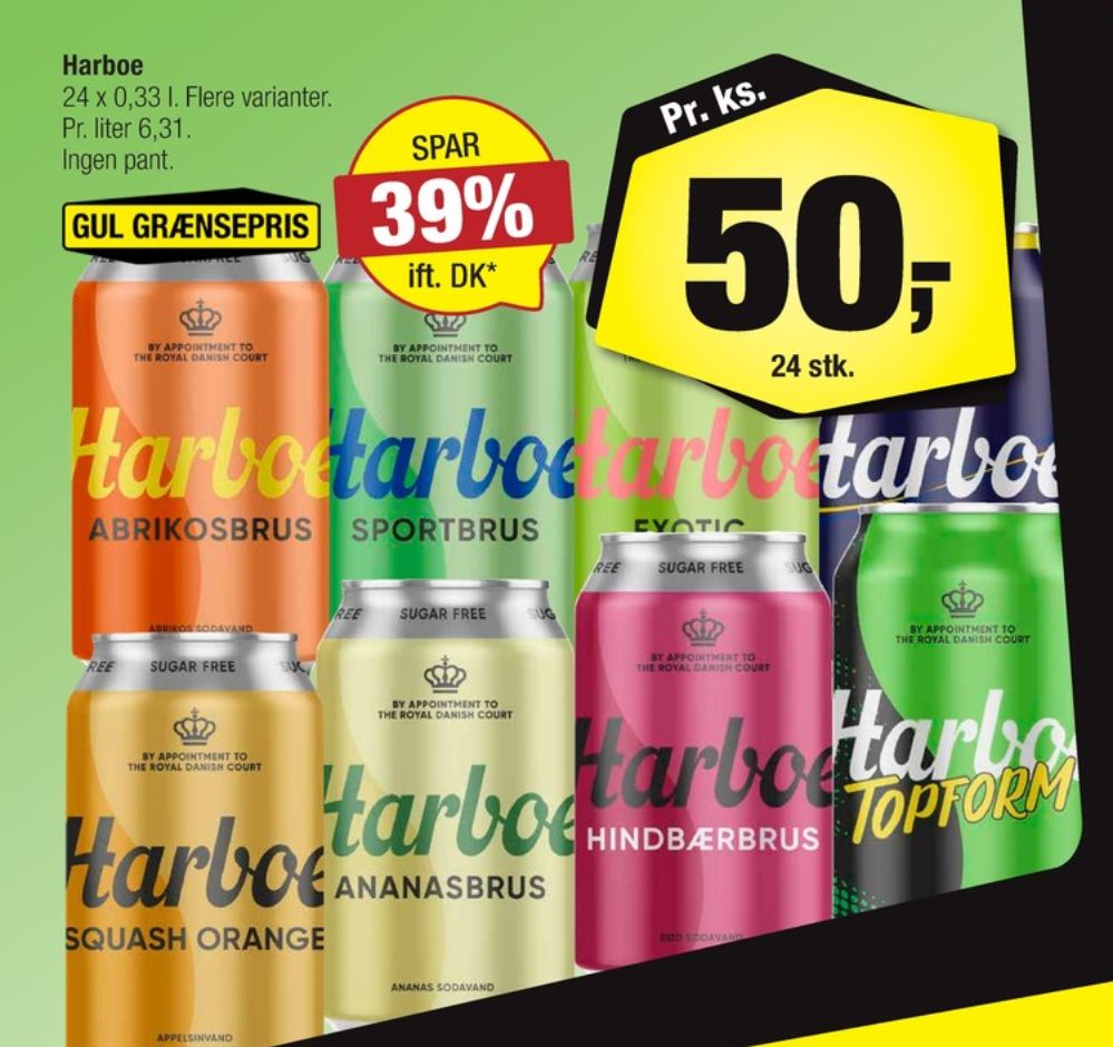 Harboe Abrikosbrus, Abrikossodavand 24 pk.