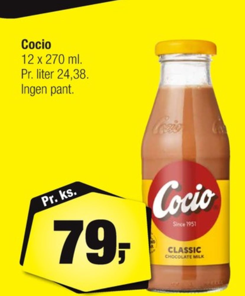 Cocio, Chokolademælk Classic 12 pk.