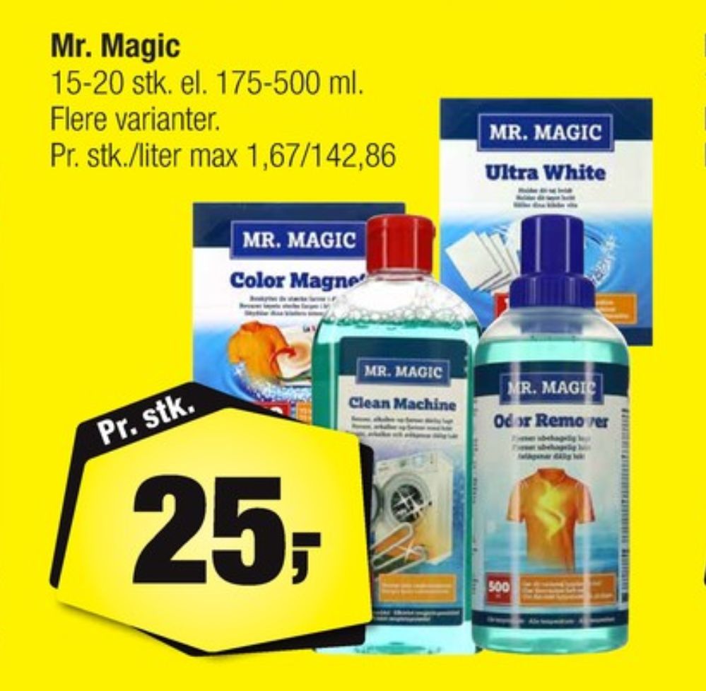 Mr Magic, Vaskemaskinerens