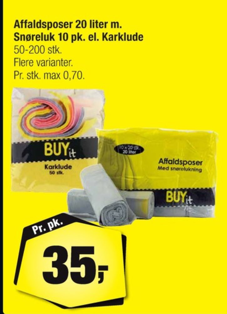 BUYit, Klude