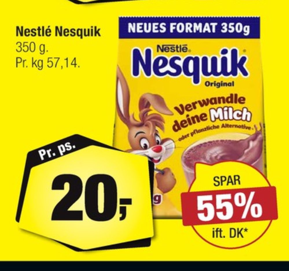 Nestlé Nesquik, Kakaodrikspulver