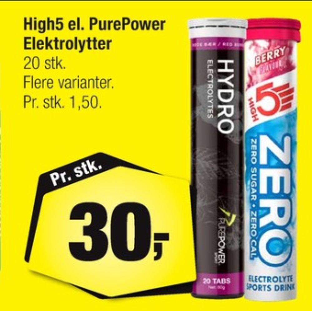 PurePower, Træningstilskud