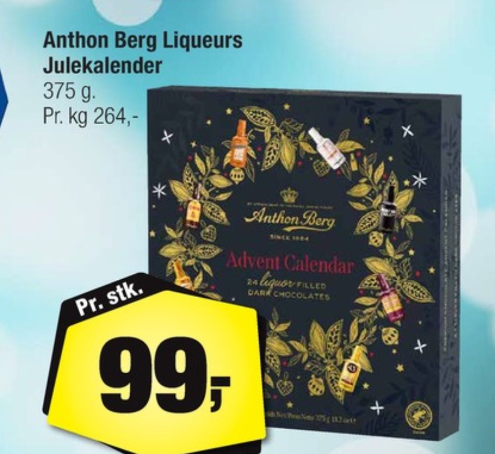 Anthon Berg, Julekalender