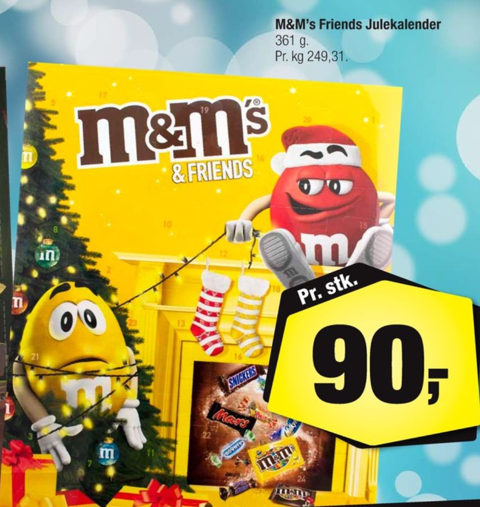 M&Ms, Julekalender