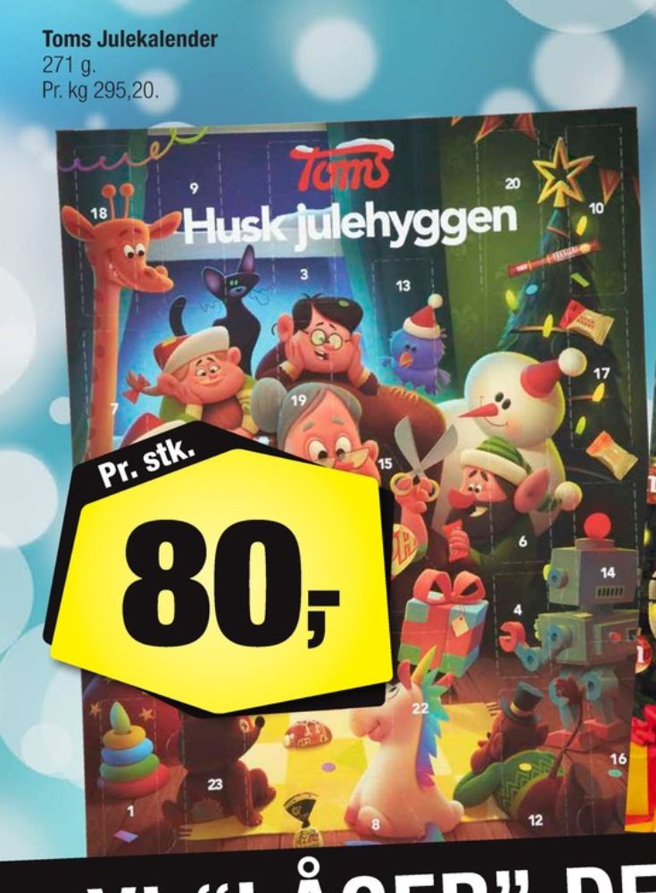 Toms, Julekalender