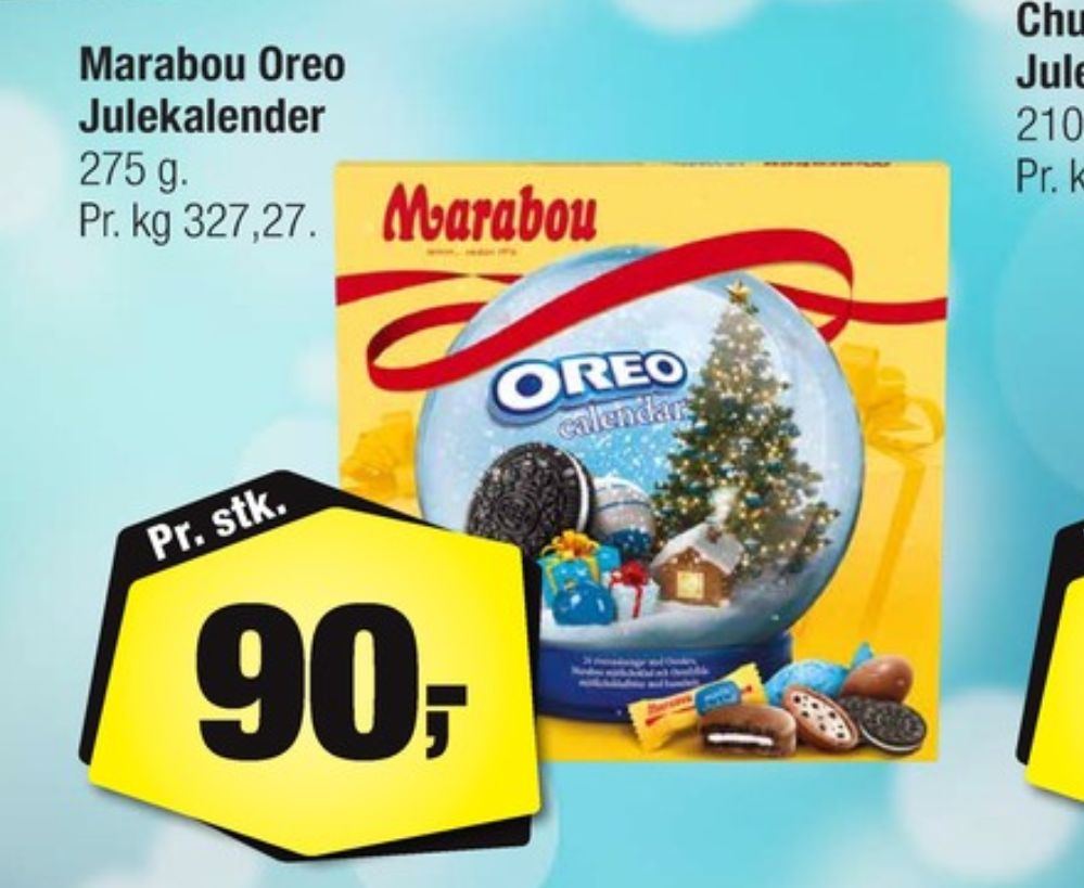 Marabou Oreo, Julekalender