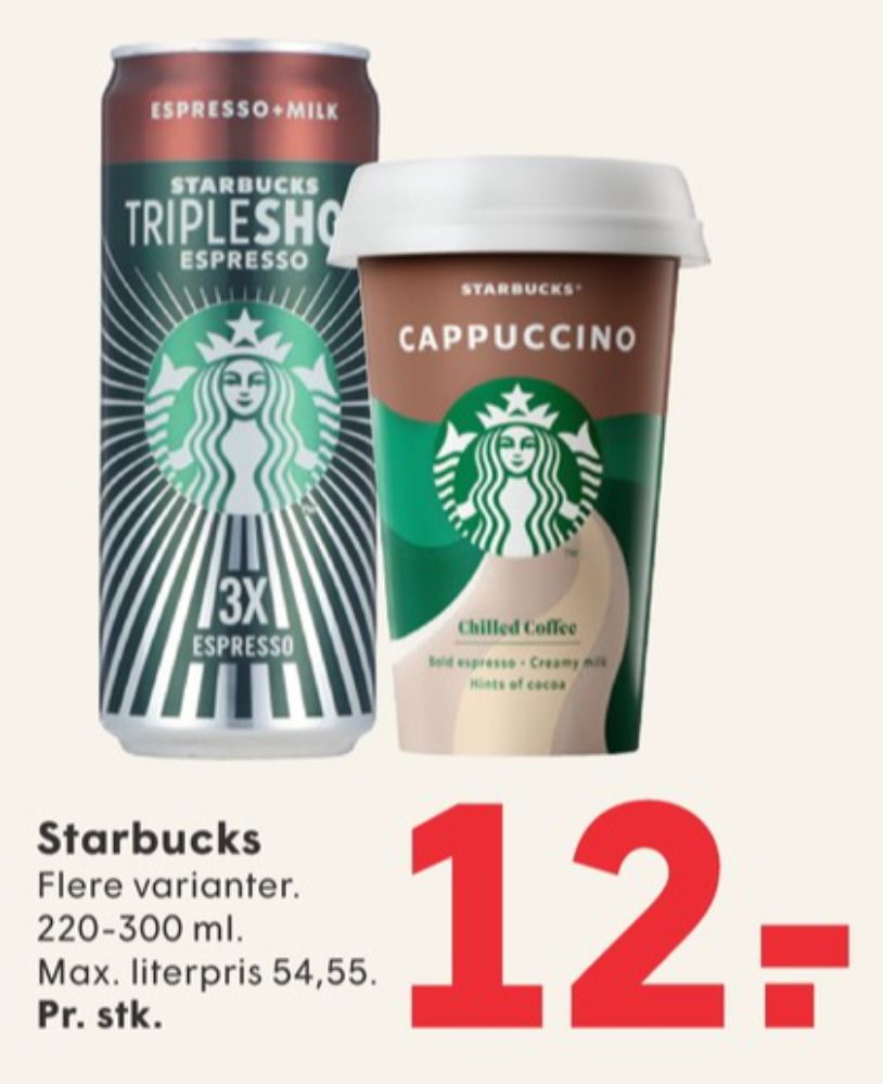Starbucks, Iskaffe