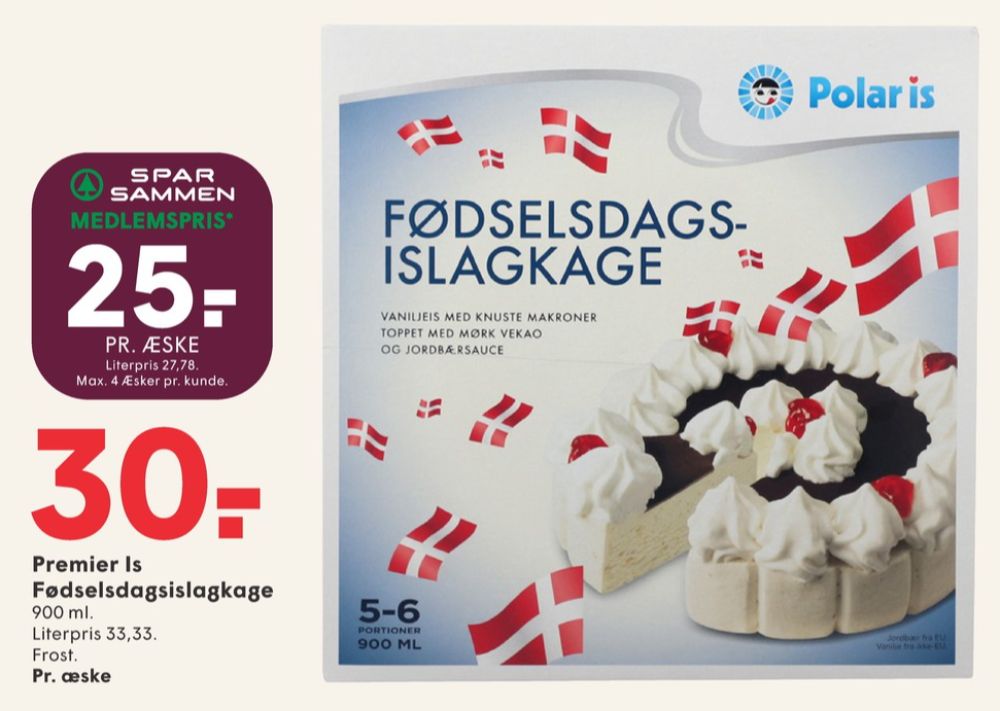 Polar Is, Fødselsdagsislagkage