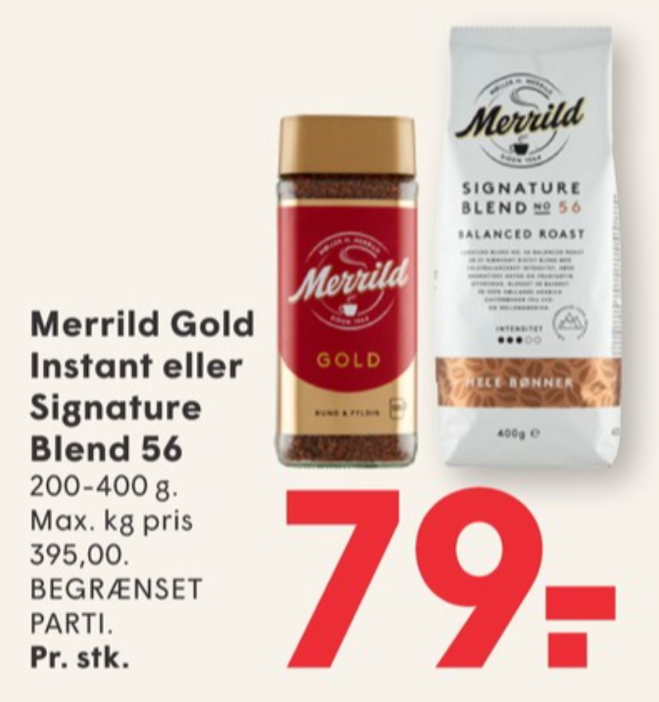 Merrild Signature Blend 56, Kaffebønner