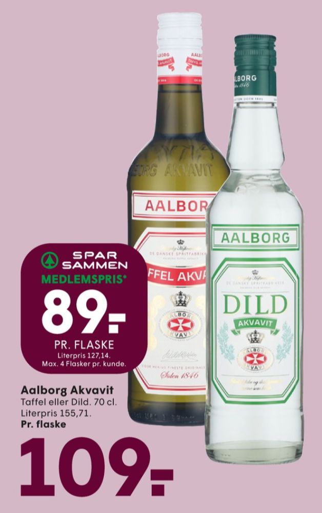 AAlborg Dild Akvavit, Akvavit