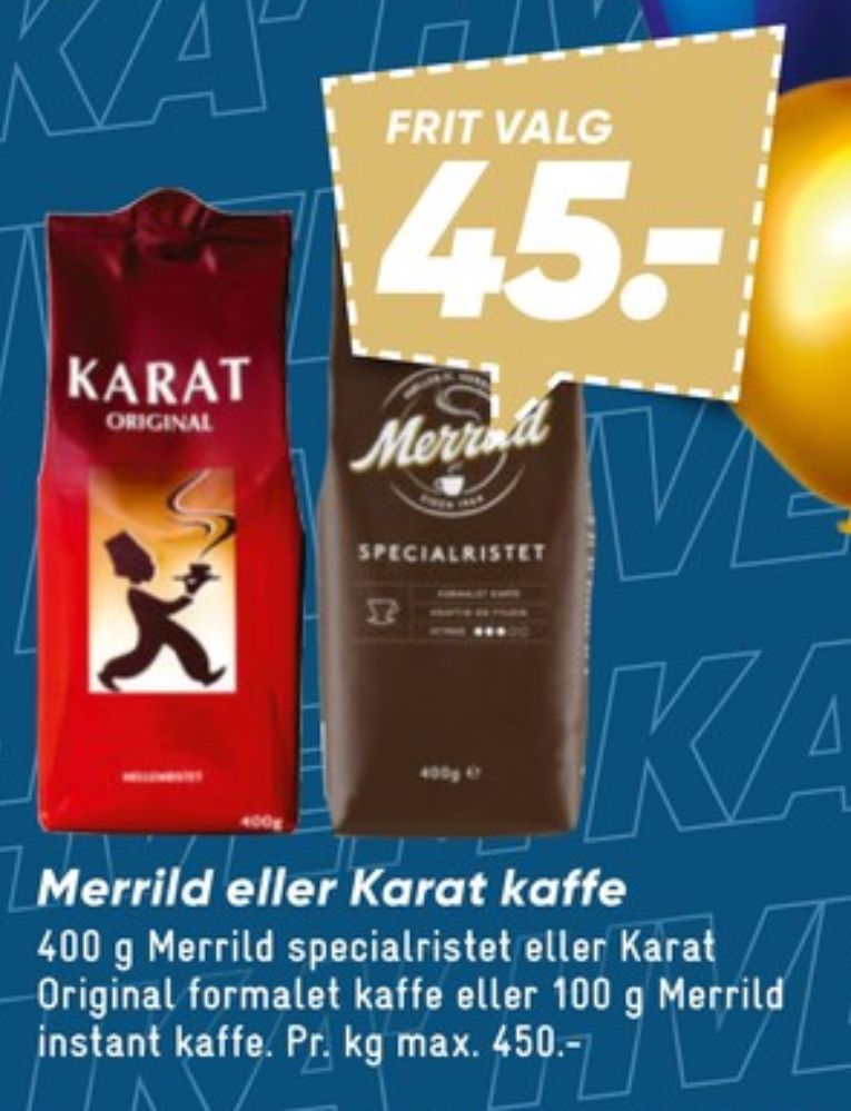 Merrild Specialristet, Kaffe Formalet