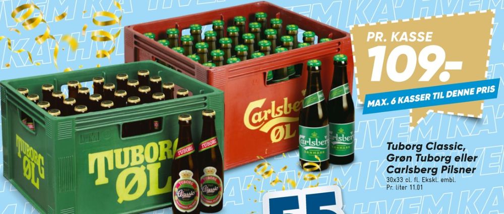 Tuborg Classic, Øl