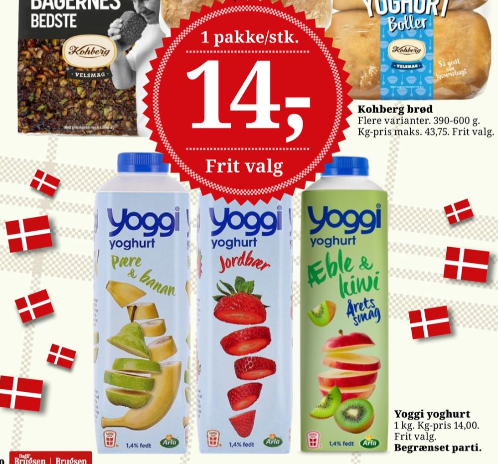 Yoggi, Æble & Kiwi Yoghurt