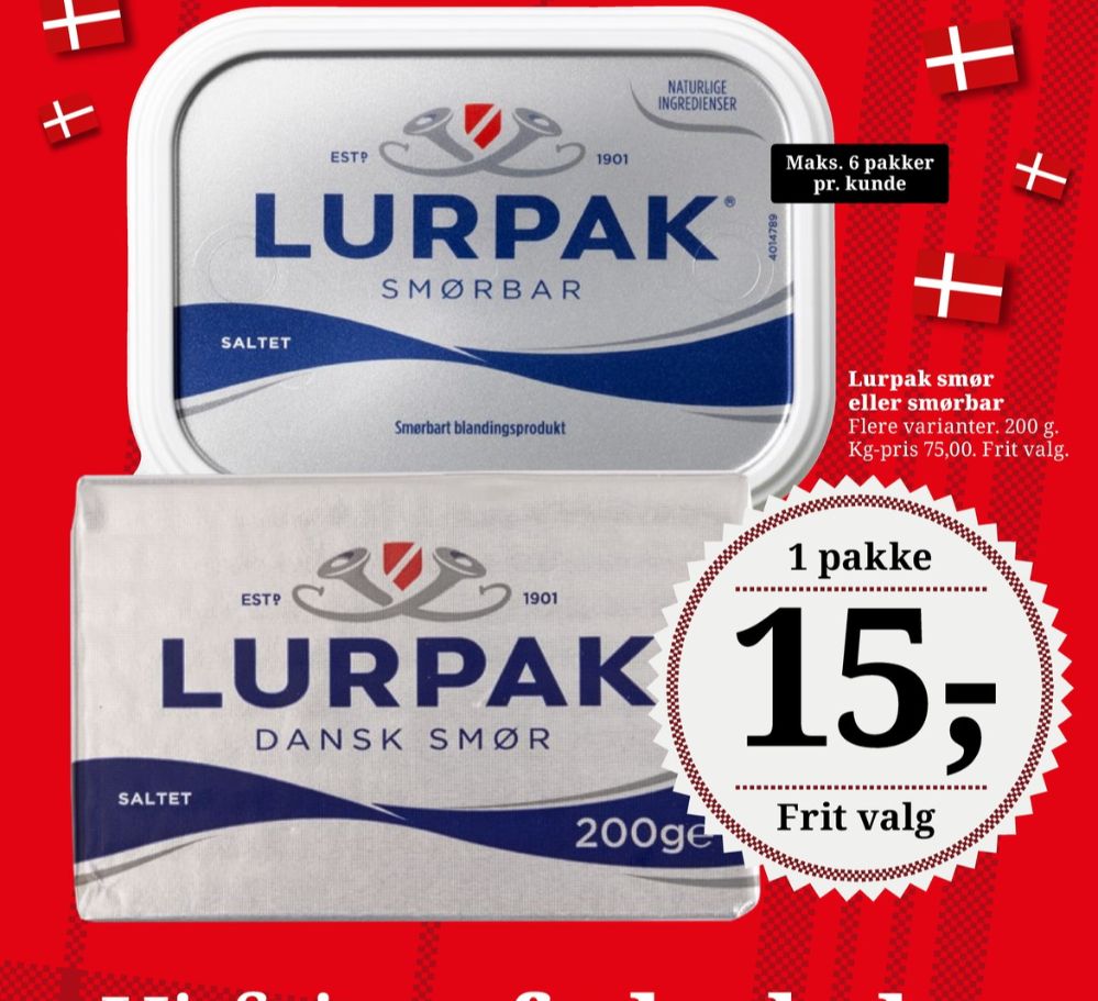 Lurpak, Smør