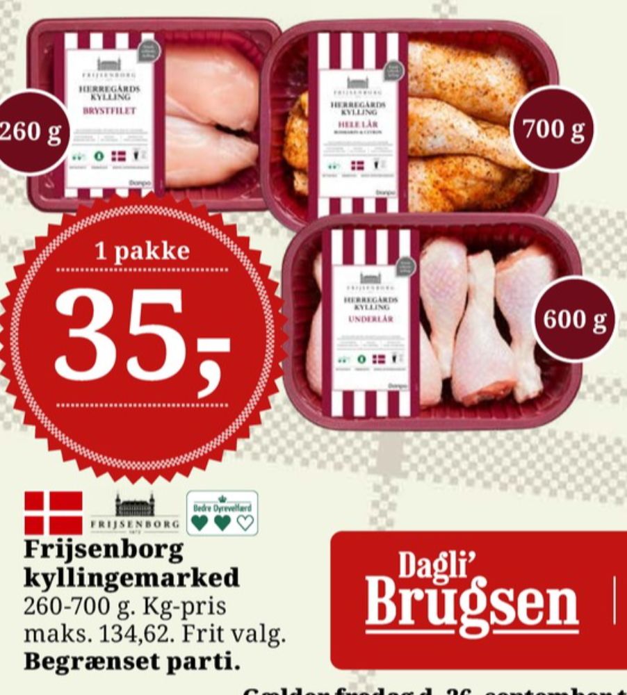 Frijsenborg, Kyllingelår