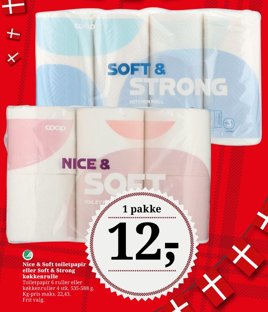 Coop Nice & Soft, Toiletpapir