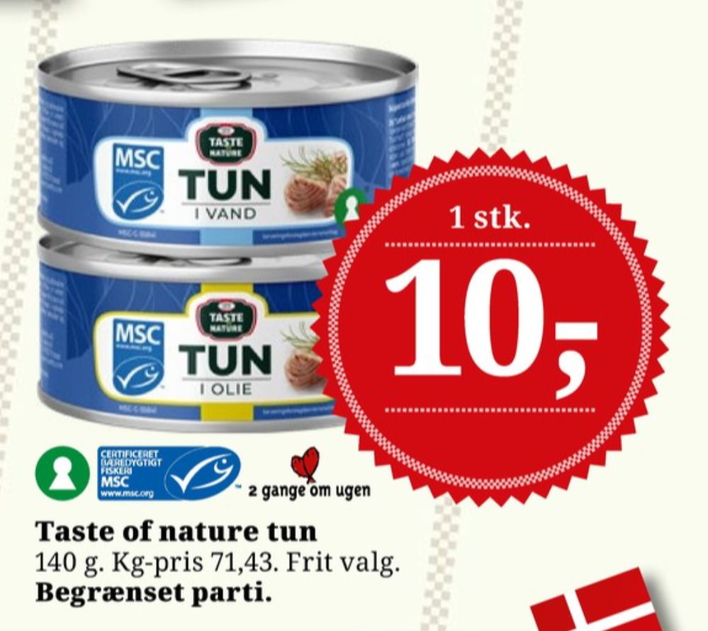 Taste of Nature, Tun i olie