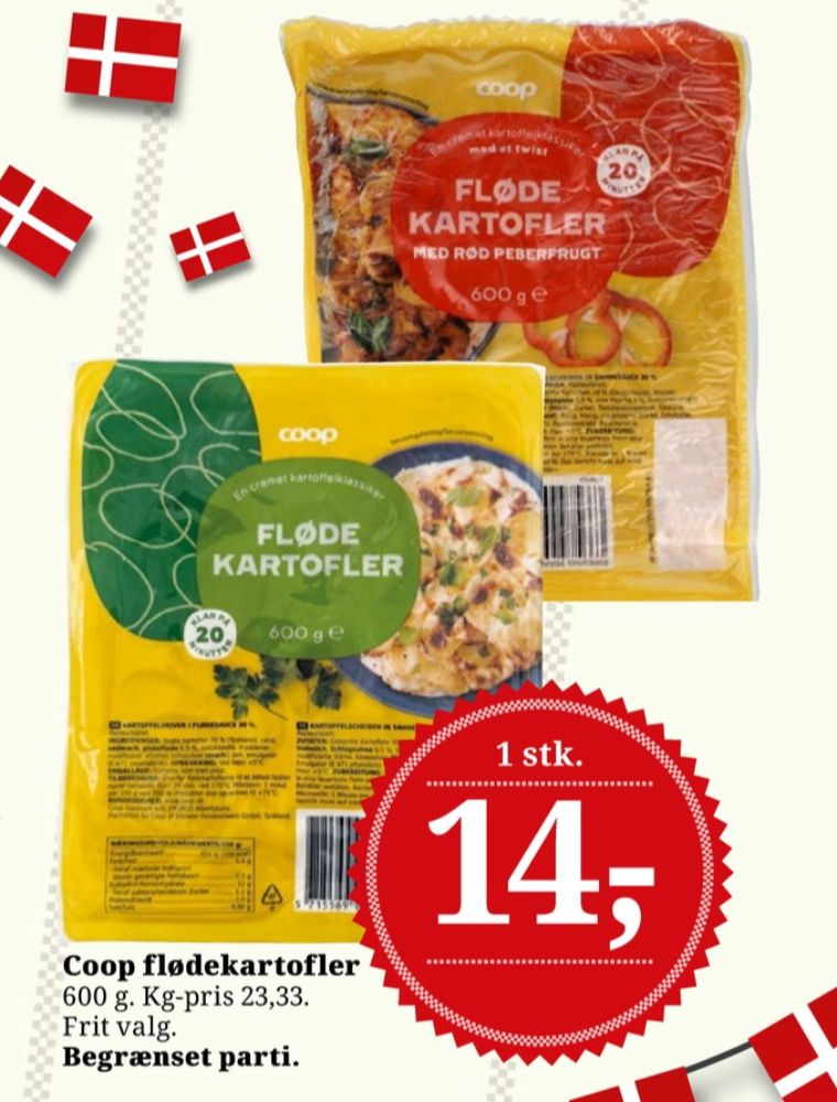 Coop, Flødekartofler