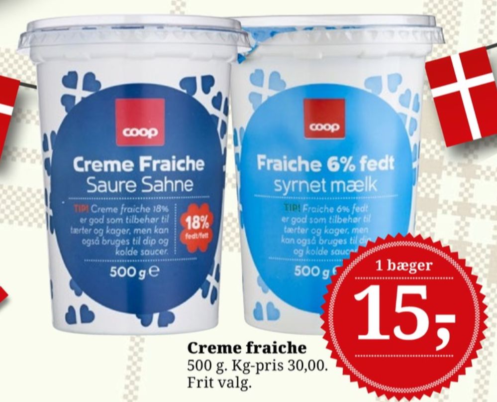 Coop, Creme Fraiche 6%