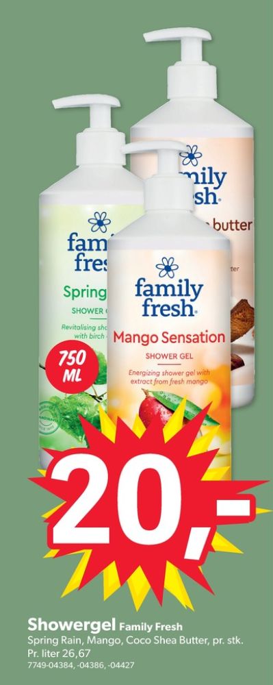 Family Fresh, Bodyshampoo