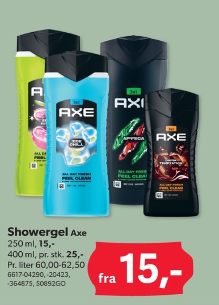 Axe, Bodyshampoo